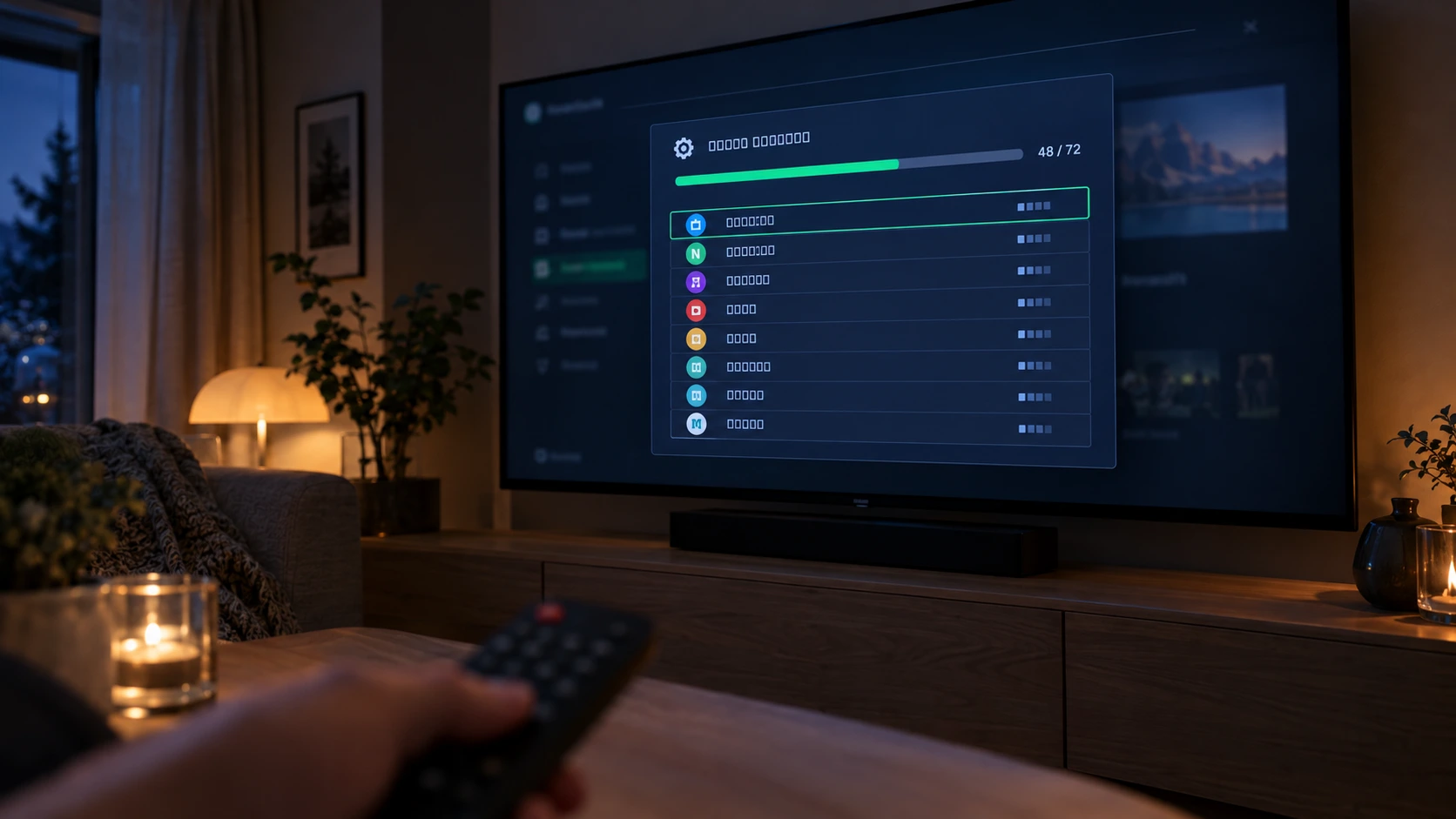 IPTV kanavat — kanavanipun uudelleenjärjestely ja kanavahaku television asetuksissa