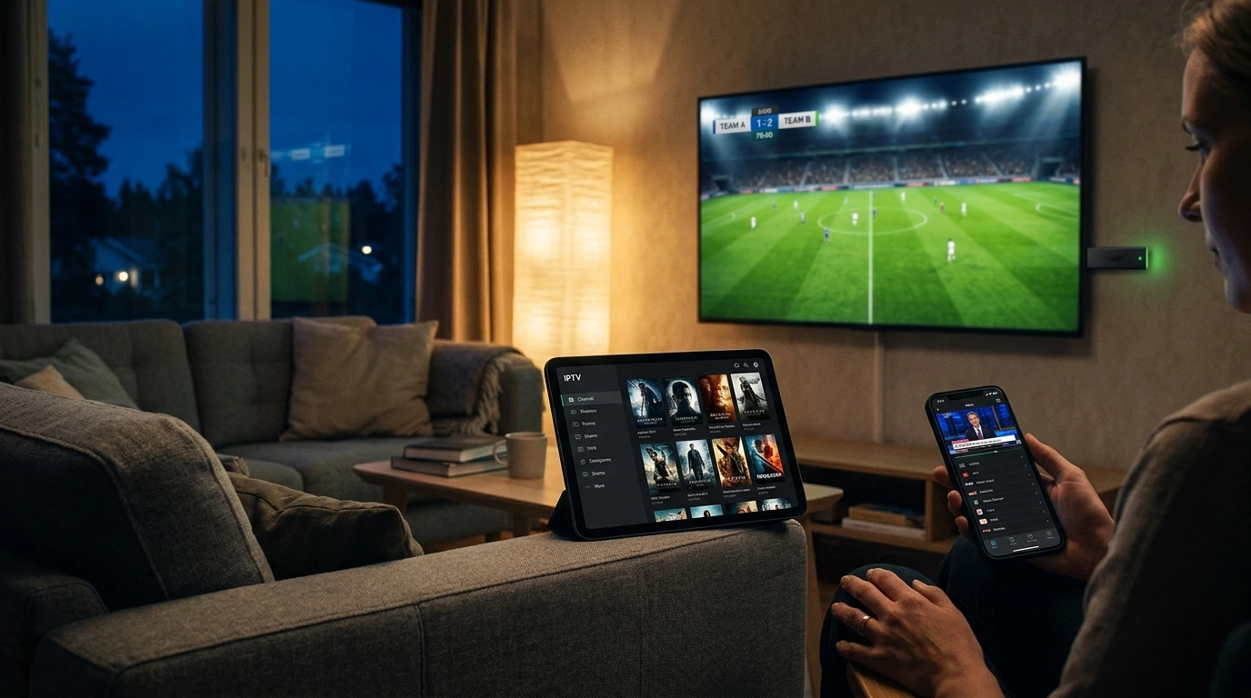 Svensk IPTV on your own devices — smart TV, Fire TV Stick and phone